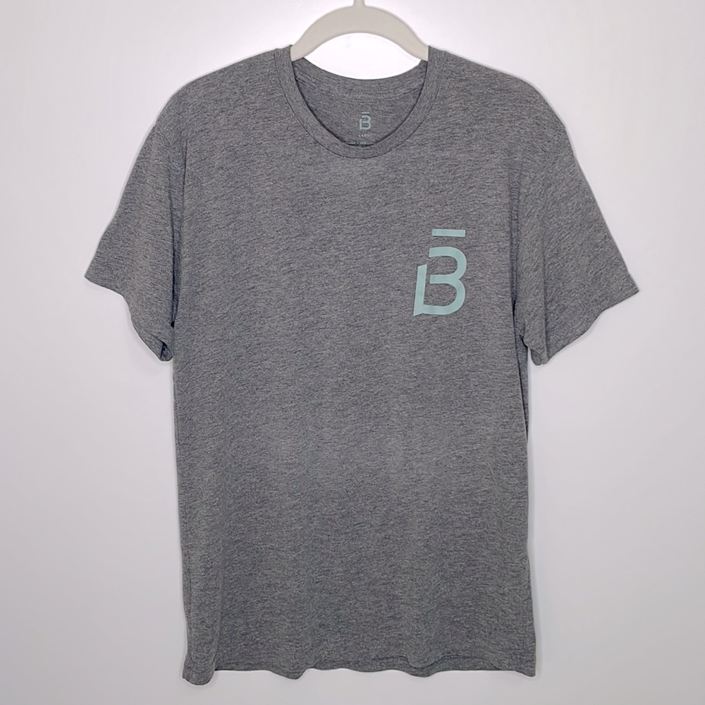 barre 3 Unisex Logo Shirt Gray Large